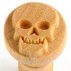 MKM Skull 2.5cm wood stamp